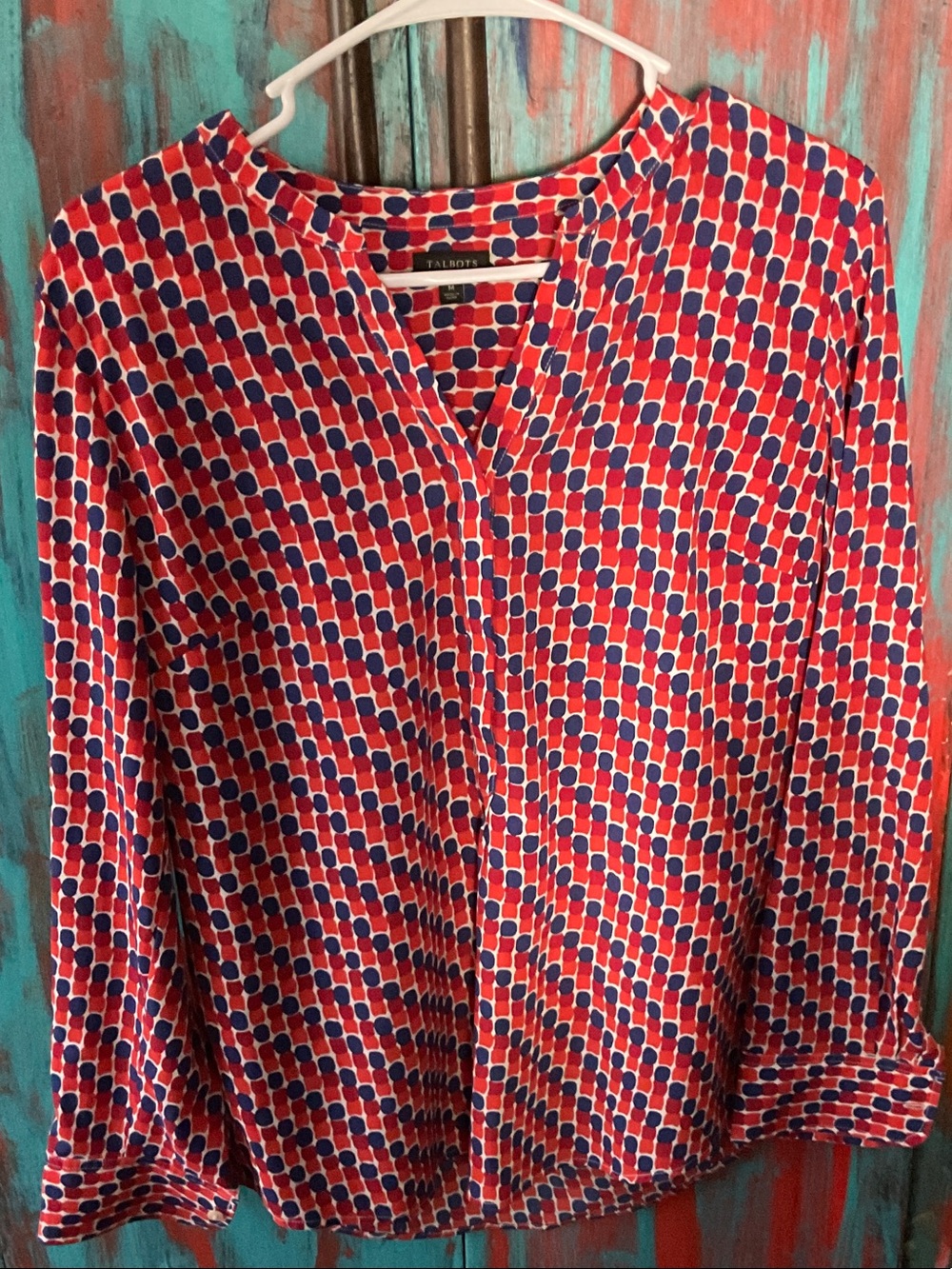 Talbots LS blouse